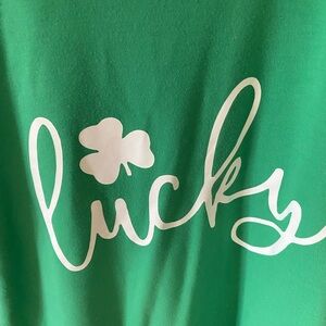 Lucky Green Graphic Crew